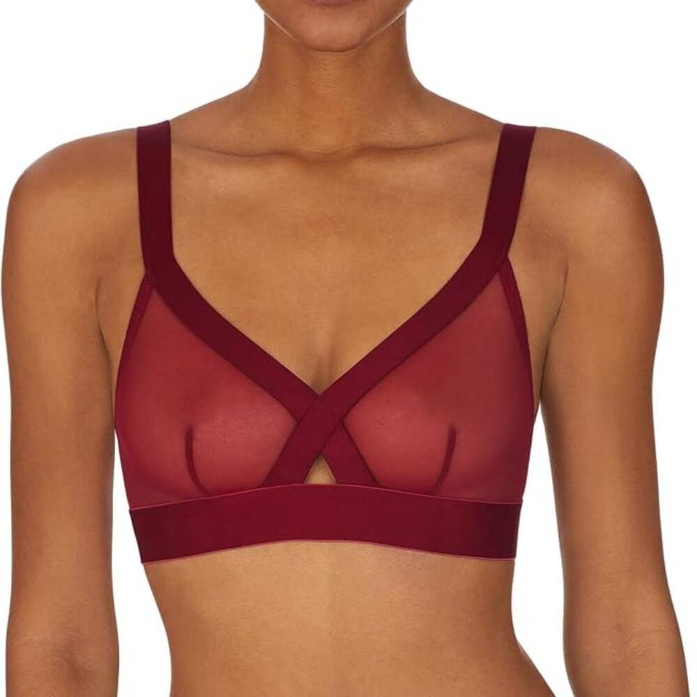 Women’s underwear Sheers Unlined Mesh Bralette  Size S